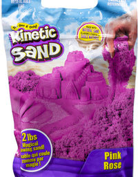 Kinetic Sand The Original Moldable Sensory Play Sand, Pink, 2 Pounds
