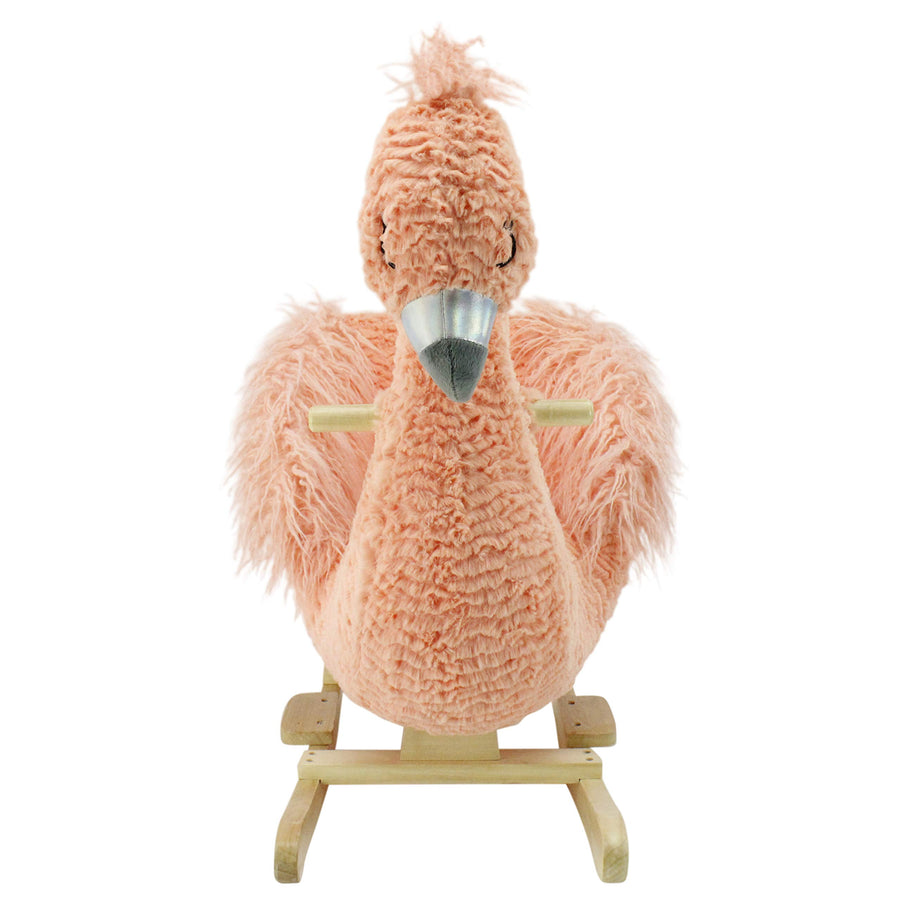 Soft Landing | Joyrides | Sit-in Character Rocker - Flamingo