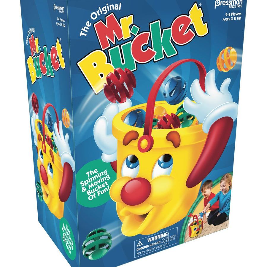 Mr. Bucket Game -- The Spinning & Moving Bucket of Fun! by Pressman Multi Color, 5"