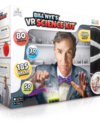 Abacus Brands Bill Nye's VR Science Kit - Virtual Reality Kids Science Kit, Book and Interactive STEM Learning Activity Set (Full Version - Includes Goggles)

