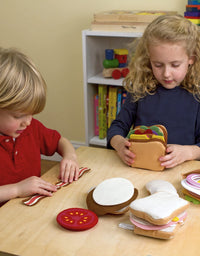 Melissa & Doug Felt Food Sandwich Play Food Set (33 pcs)
