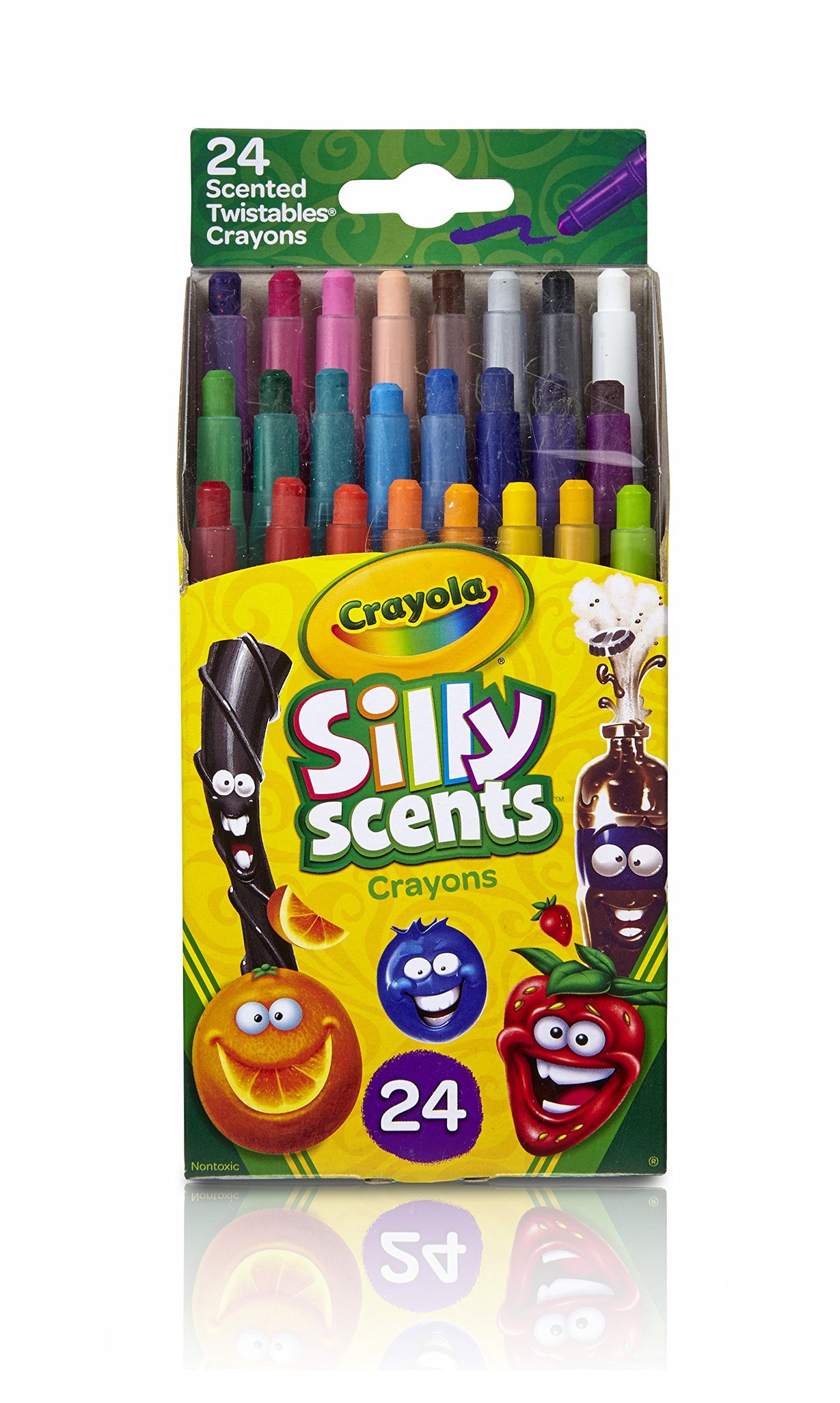 Crayola Silly Scents Twistables Crayons, Sweet Scented Crayons, 24 Count (Package may vary)