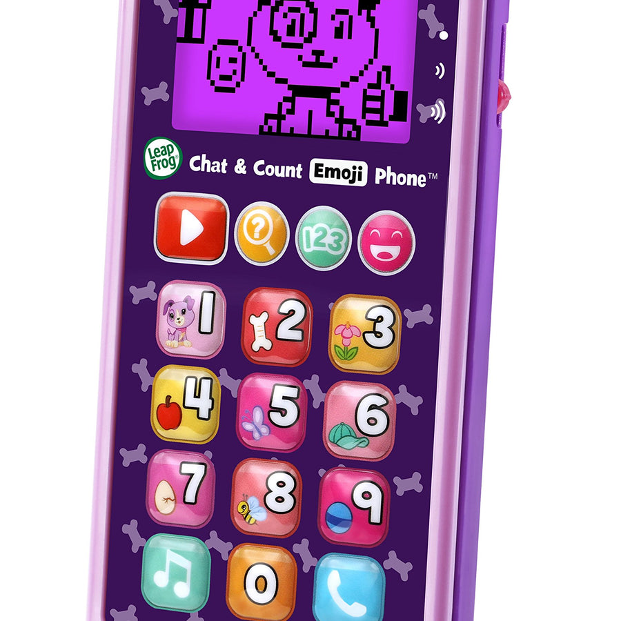 LeapFrog Chat and Count Emoji Phone, Purple