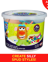 Playskool Mr. Potato Head Tater Tub Set Parts and Pieces Container Toddler Toy for Kids
