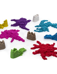 Kinetic Sand, Castle Containers 10-Color Pack
