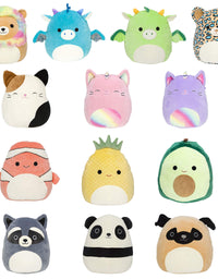 Squishmallows Official Kellytoy Plush 8" Plush Mystery Box Three Pack - Styles Will Vary in Surprise 8" Plush Box That Includes Three 8" Plush
