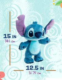 KIDS PREFERRED Disney Baby Stitch Stuffed Animal Plush, 15 Inches
