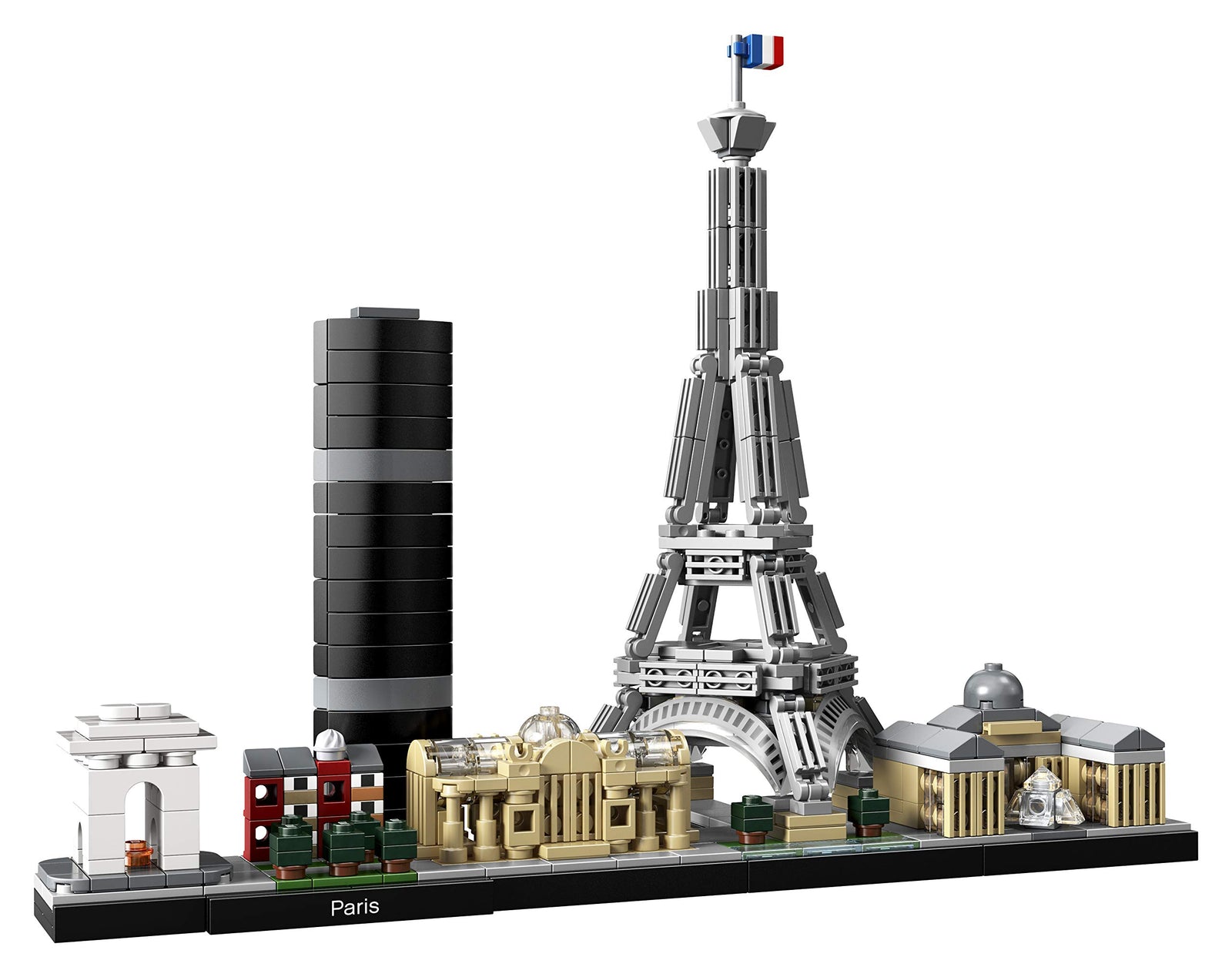 LEGO Architecture Skyline Collection 21044 Paris Skyline Building Kit with Eiffel Tower Model and Other Paris City Architecture for Build and Display (649 Pieces)