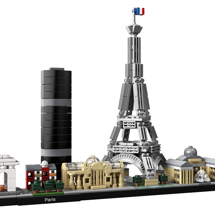 LEGO Architecture Skyline Collection 21044 Paris Skyline Building Kit with Eiffel Tower Model and Other Paris City Architecture for Build and Display (649 Pieces)