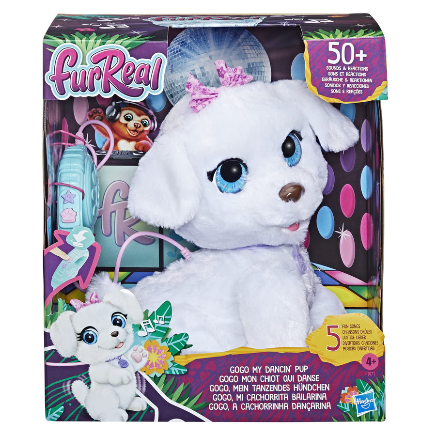 FurReal GoGo My Dancin' Pup Interactive Toy, Electronic Pet, Dancing Toy, 50+ Sounds and Reactions, 5 Different Songs, Ages 4 and Up