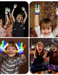 LED Gloves Cool Toys for Kids Toys for 3-15 Year Old Boys Gifts for Girls Boy Light Up Gloves Glowing Costume Party Favors Halloween Christmas Stocking Stuffers Toys for Boys Girls11
