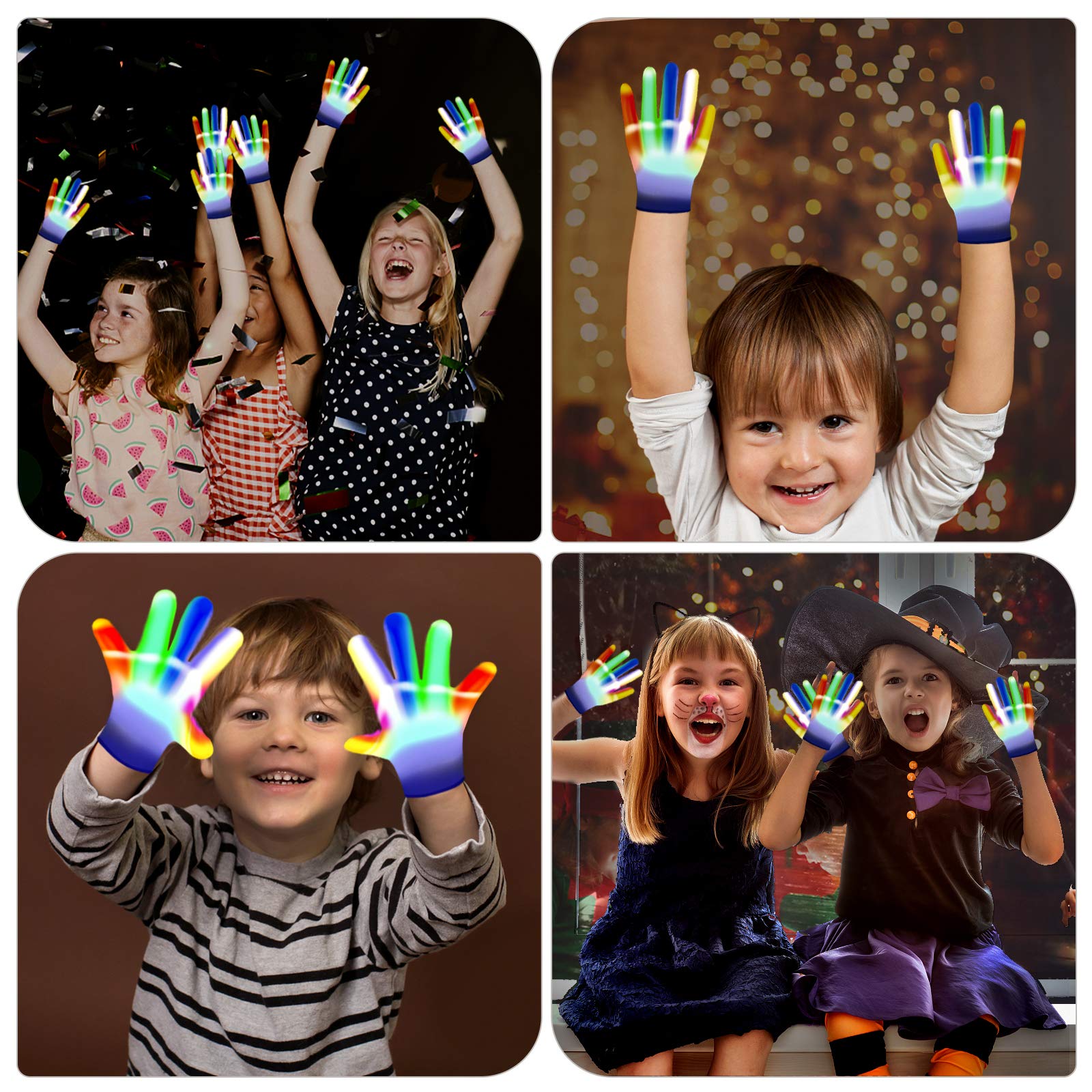 LED Gloves Cool Toys for Kids Toys for 3-15 Year Old Boys Gifts for Girls Boy Light Up Gloves Glowing Costume Party Favors Halloween Christmas Stocking Stuffers Toys for Boys Girls11