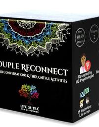 Couple Reconnect Game - Couples Game for Married Couples -150+ Couples Conversation Cards - Speak Your Love Language - Card Game for Couples - Designed by an American Psychologist

