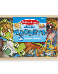 Melissa & Doug 20 Wooden Animal Magnets in a Box
