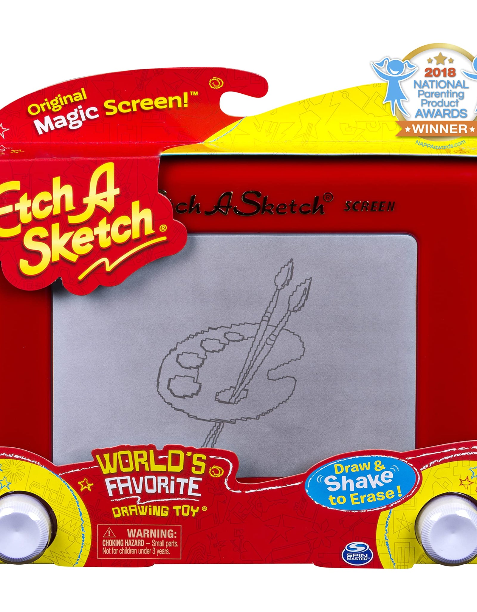 Etch A Sketch Freestyle, Drawing Tablet with 2-in-1 Stylus Pen and Paintbrush, Magic Screen, Kids Toys for Ages 3 and up