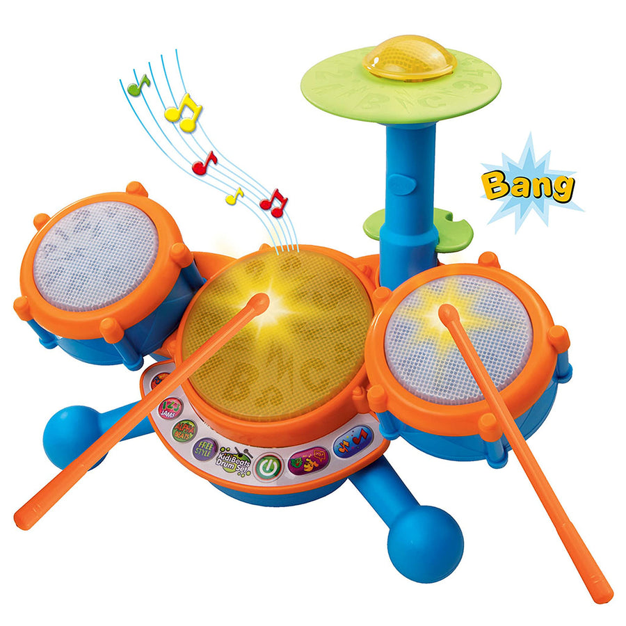 VTech KidiBeats Drum Set (Frustration Free Packaging) , Orange
