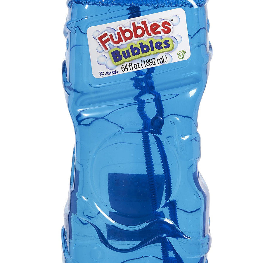 Little Kids Fubbles Premium Long Lasting Bubble Solution, Assorted Colors, 64 oz