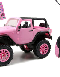 Jada Toys GIRLMAZING Big Foot Jeep R/C Vehicle (1:16 Scale), Pink
