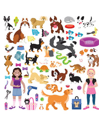 Melissa & Doug Pet Place Puffy Sticker Activity Book (Reusable Puffy Sticker Play Set, 10 Pages, 115 Stickers)
