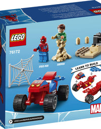 LEGO Marvel Spider-Man: Spider-Man and Sandman Showdown 76172 Collectible Construction Toy, New 2021 (45 Pieces)
