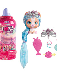 IMC Toys VIP Pets Surprise Hair Reveal - Series 2 Glitter Twist - Styles May Vary , Pink
