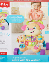 Fisher-Price Laugh & Learn Smart Stages Learn with Sis Walker, Musical Walking Toy for Babies and Toddlers Ages 6 to 36 Months
