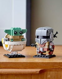 LEGO BrickHeadz Star Wars The Mandalorian & The Child 75317 Building Kit, Toy for Kids and Any Star Wars Fan Featuring Buildable The Mandalorian and The Child Figures (295 Pieces)
