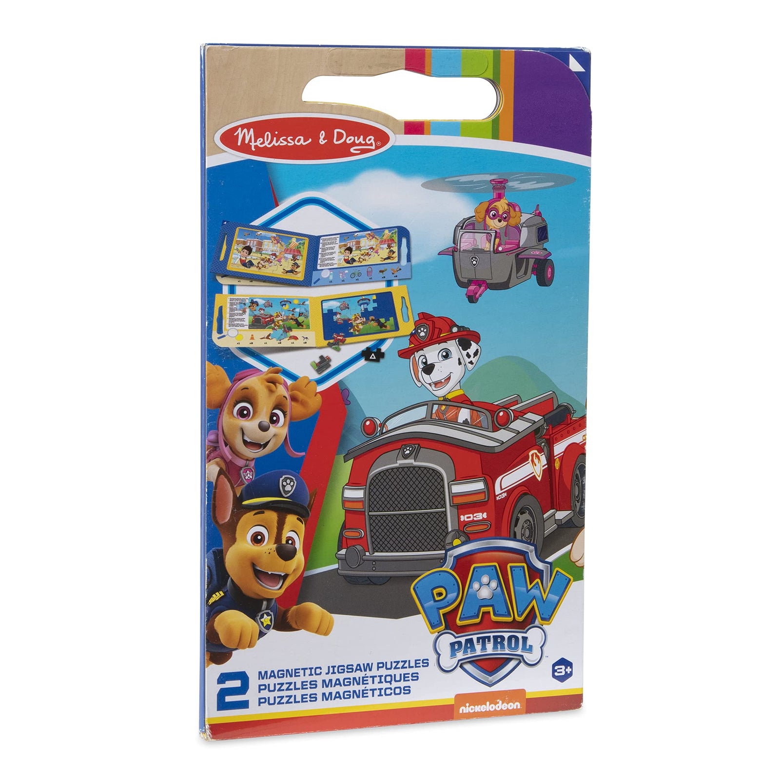 Melissa & Doug PAW Patrol Take-Along Magnetic Jigsaw Puzzles (2 15-Piece Puzzles)