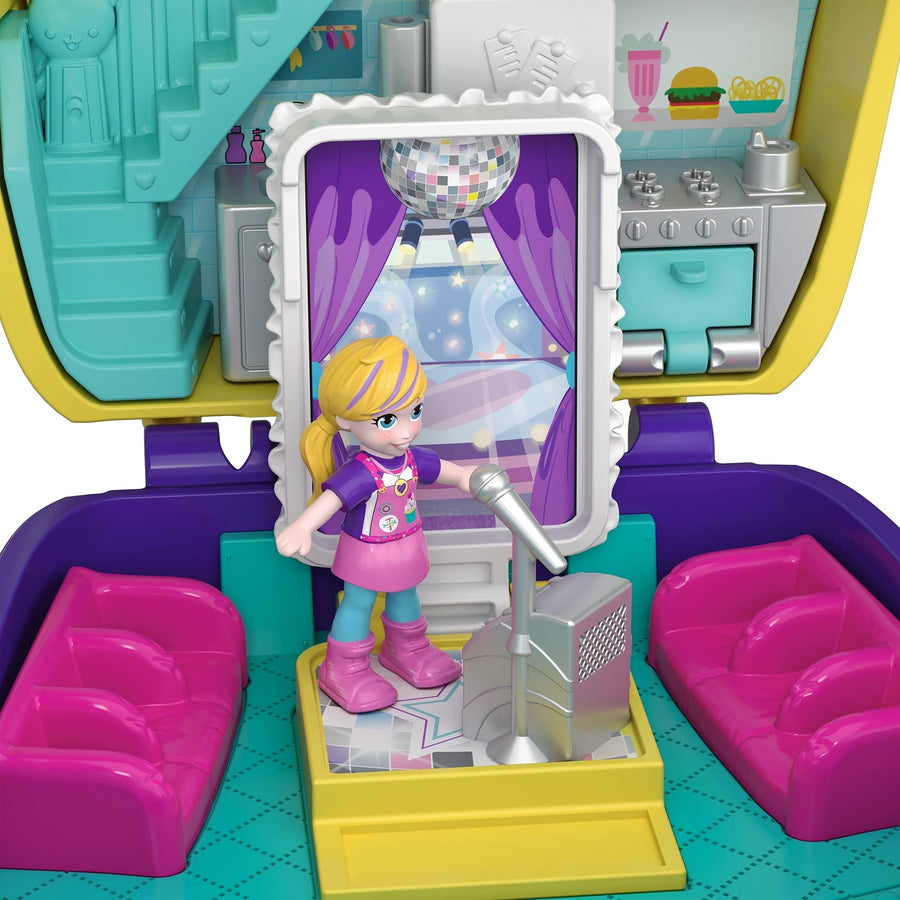 Polly Pocket Pocket World Cupcake Compact with Surprise Reveals, Micro Dolls & Accessories [Amazon Exclusive], multicolor, standard (FRY36)
