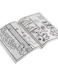 Crayola Peppa Pig Coloring Book with Stickers, Gift for Kids, 96 Pages, Ages 3, 4, 5, 6
