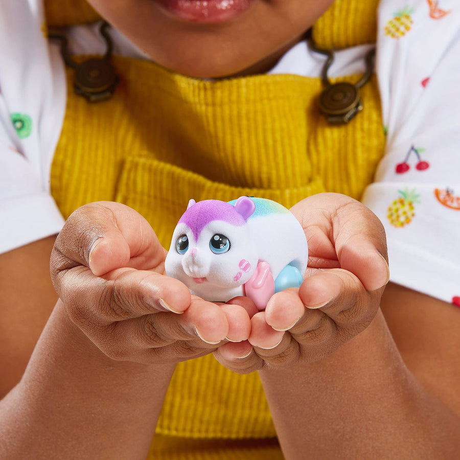 Little Live Pets - Lil' Hamster: Popmello & House Playset | Interactive Toy Hamster. Scurries, Sounds, and Moves Like a Real Hamster. Soft Flocked. Batteries Included. for Kids 4+