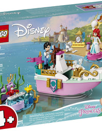 LEGO Disney Ariel’s Celebration Boat 43191; Creative Building Kit That Makes a Fun Gift for Kids, New 2021 (114 Pieces)
