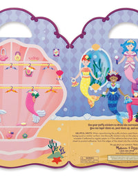 Melissa & Doug Puffy Sticker Activity Books Set: Dress-Up, Princess, Mermaid - 208 Reusable Stickers
