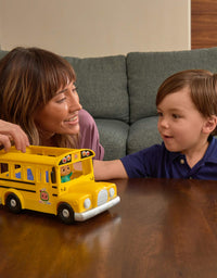 CoComelon Official Musical Yellow School Bus, Plays Clips from ‘Wheels on The Bus,’ Featuring Removable JJ Figure – Character Toys for Babies, Toddlers, and Kids
