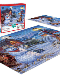 Buffalo Games - Holiday Collection - Darrell Bush - Country Christmas - 1000 Piece Jigsaw Puzzle
