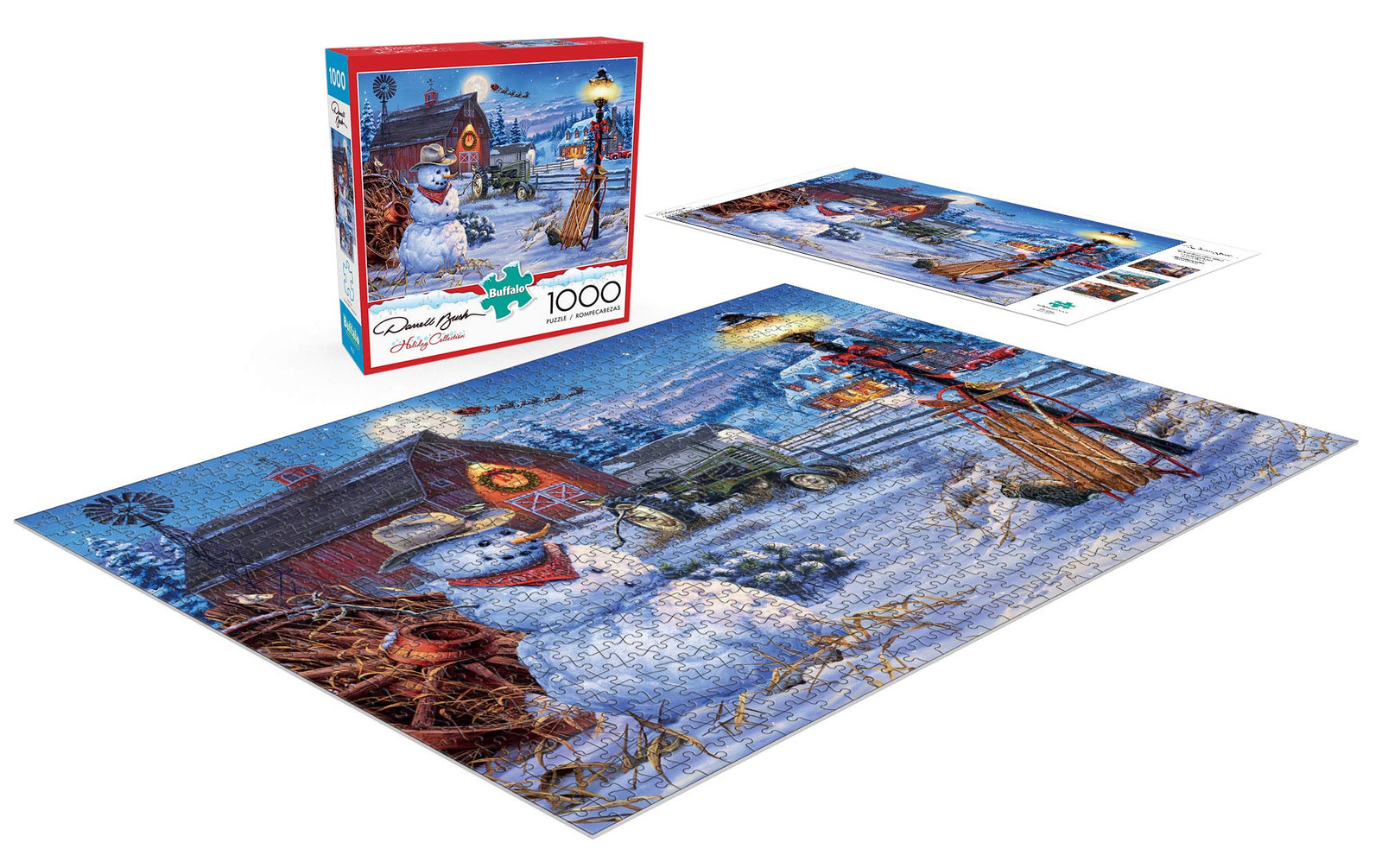 Buffalo Games - Holiday Collection - Darrell Bush - Country Christmas - 1000 Piece Jigsaw Puzzle