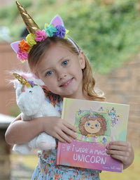Unicorn Gift Set – Includes Book, Stuffed Plush Toy, and Headband for Girls - If I were A Magical Unicorn – Great for Birthday, Christmas, Imaginative Play
