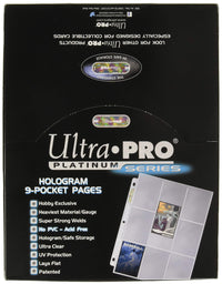 Ultra Pro 9-Pocket Trading Card Pages - Platinum Series (100 Pages)
