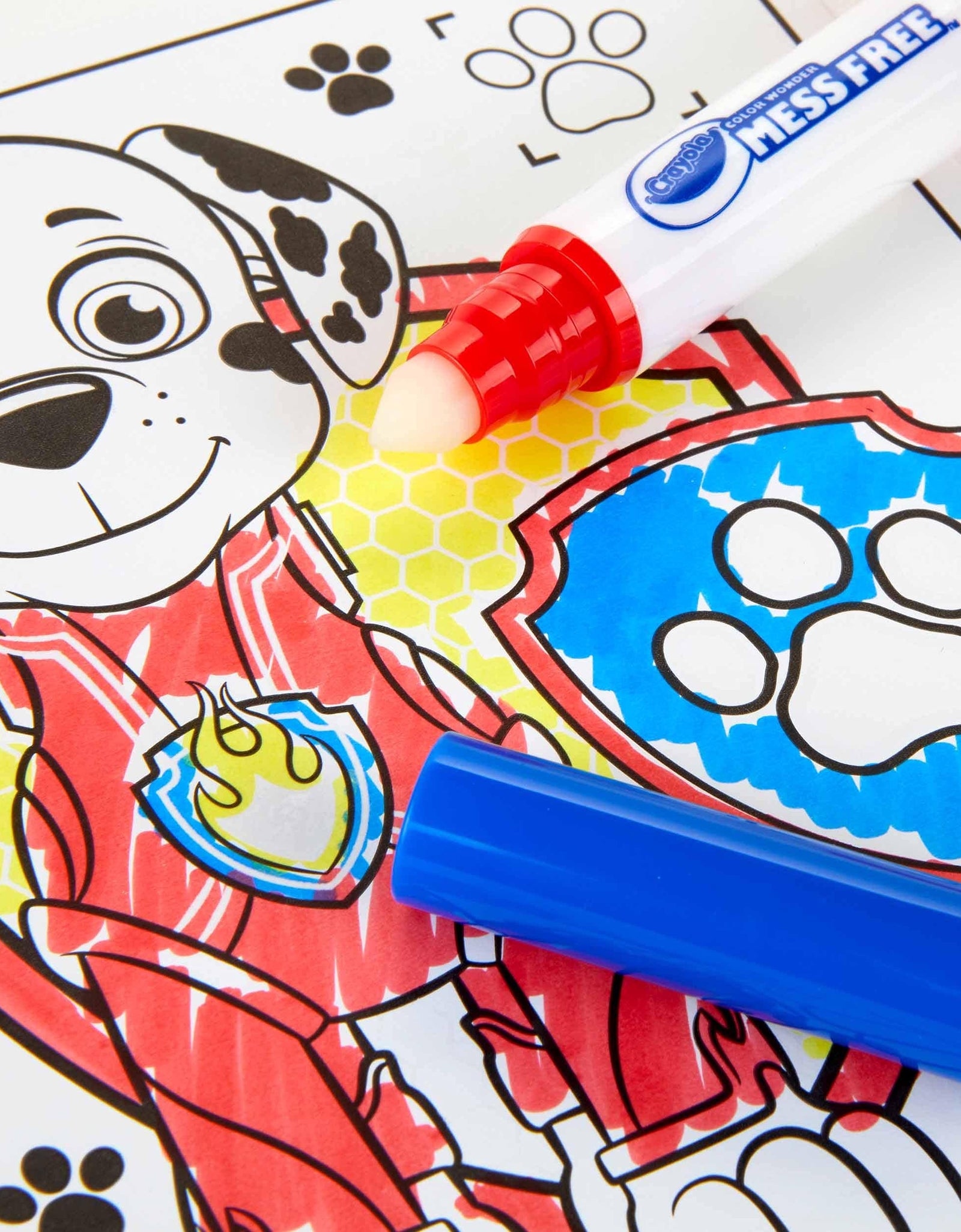 Crayola Baby Shark, Paw Patrol & Blues Clues, 3 Color Wonder Mess Free Coloring Pads & Markers, Stocking Stuffers, Kids Gifts