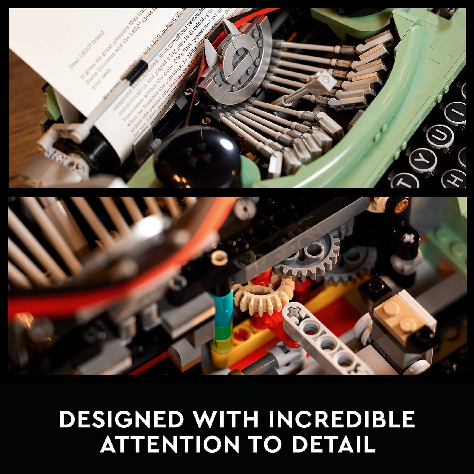LEGO Ideas Typewriter 21327 Building Kit; Great Gift Idea for Writers (2,079 Pieces)