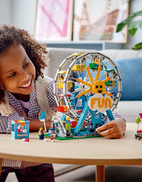 LEGO Creator 3in1 Ferris Wheel 31119 Building Kit with Rebuildable Toy Bumper Cars, Boat Swing and 5 Minifigures; New 2021 (1,002 Pieces)
