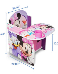 Delta Children Chair Desk With Stroage Bin, Disney Minnie Mouse
