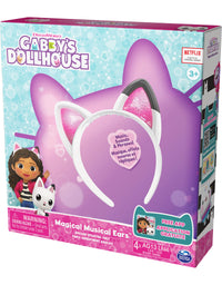 Gabby's Dollhouse, Magical Musical Cat Ears with Lights, Music, Sounds and Phrases, Kids Toys for Ages 3 and up
