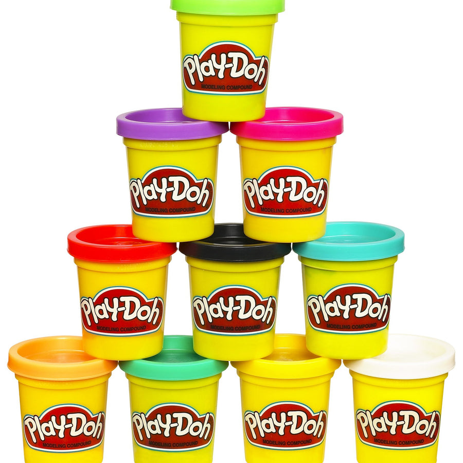 Play-Doh Modeling Compound 10-Pack Case of Colors, Non-Toxic, Assorted, 2 oz. Cans, Ages 2 and up, Multicolor (Amazon Exclusive)