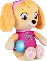 Paw Patrol, Snuggle Up Skye Plush with Flashlight and Sounds, for Kids Aged 3 and Up
