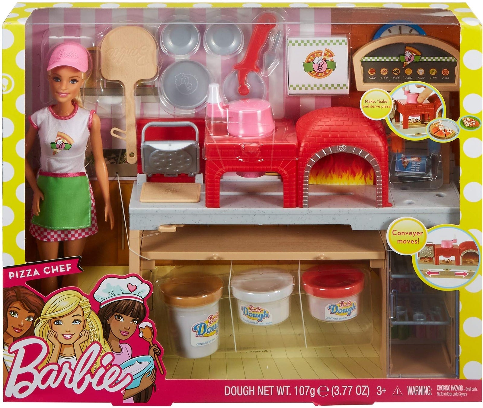 Barbie Pizza Chef Doll and Playset [Amazon Exclusive]
