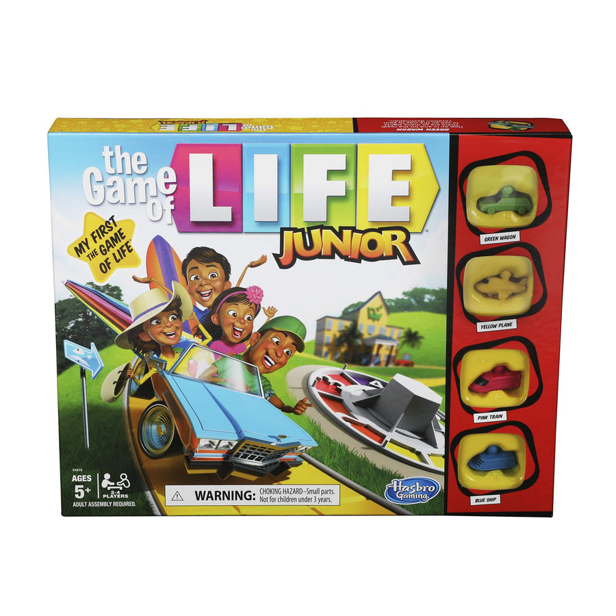 The Game of Life Junior Board Game for Kids Ages 5 and Up, Game for 2-4 Players