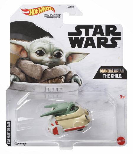 Hot Wheels Star Wars The Child 1:64 Scale Character Car, Collectible Gift for Fans 3 Years Old & Up