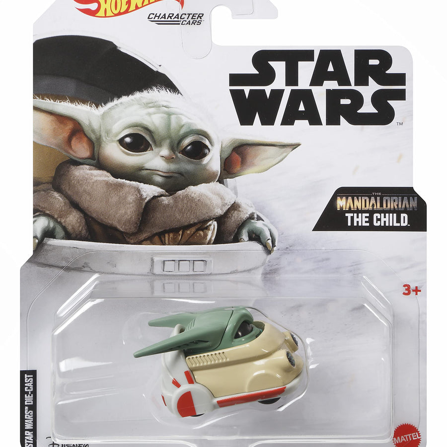 Hot Wheels Star Wars The Child 1:64 Scale Character Car, Collectible Gift for Fans 3 Years Old & Up