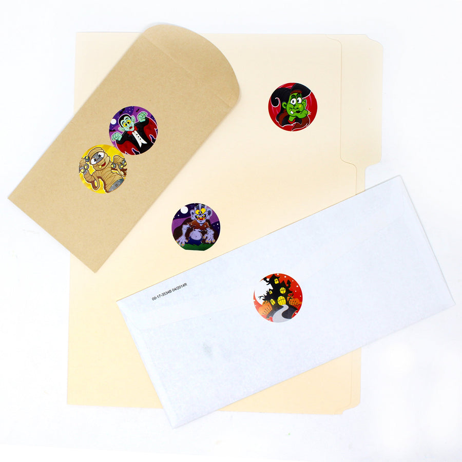 JOYIN Over 600 Pieces Halloween Craft Assortment Kit Including Halloween Temporary Tattoos Halloween Stickers, Halloween Stampers Foam Stickers for Halloween Party Faovrs Halloween Craft Supplies